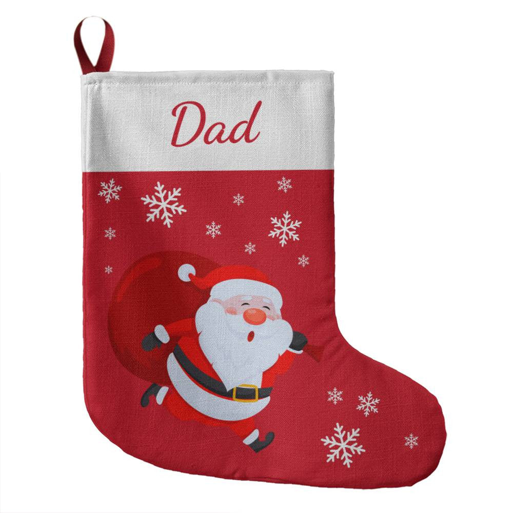 Personalized Giant Christmas Holiday Stocking- Custom Name