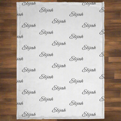 Personalized- Fleece Name Blanket