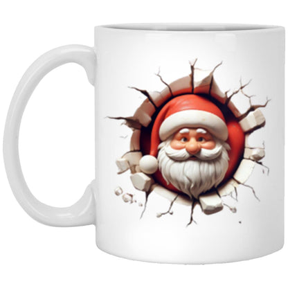 Santa Claus Christmas Holiday Breaking Out Mug