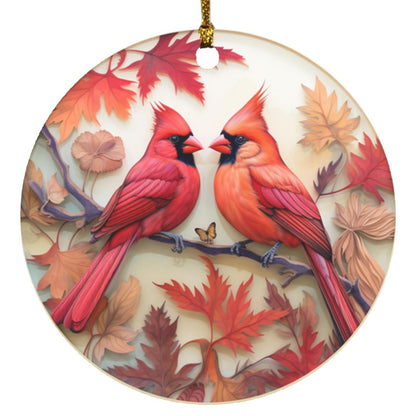 Red Bird Ornament- 3 Options