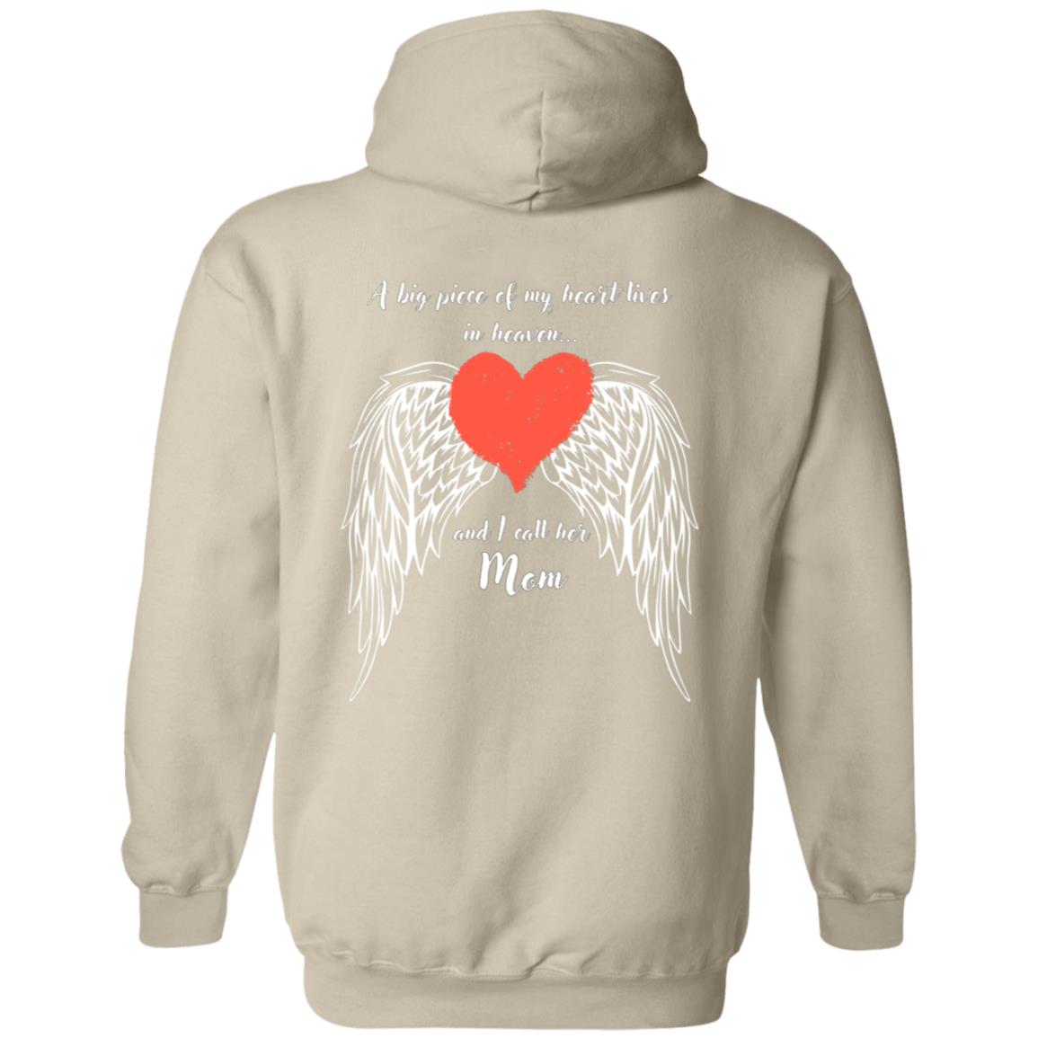 A Big Piece of My Heart- Wings for MOM Pullover Hoodie Sweater