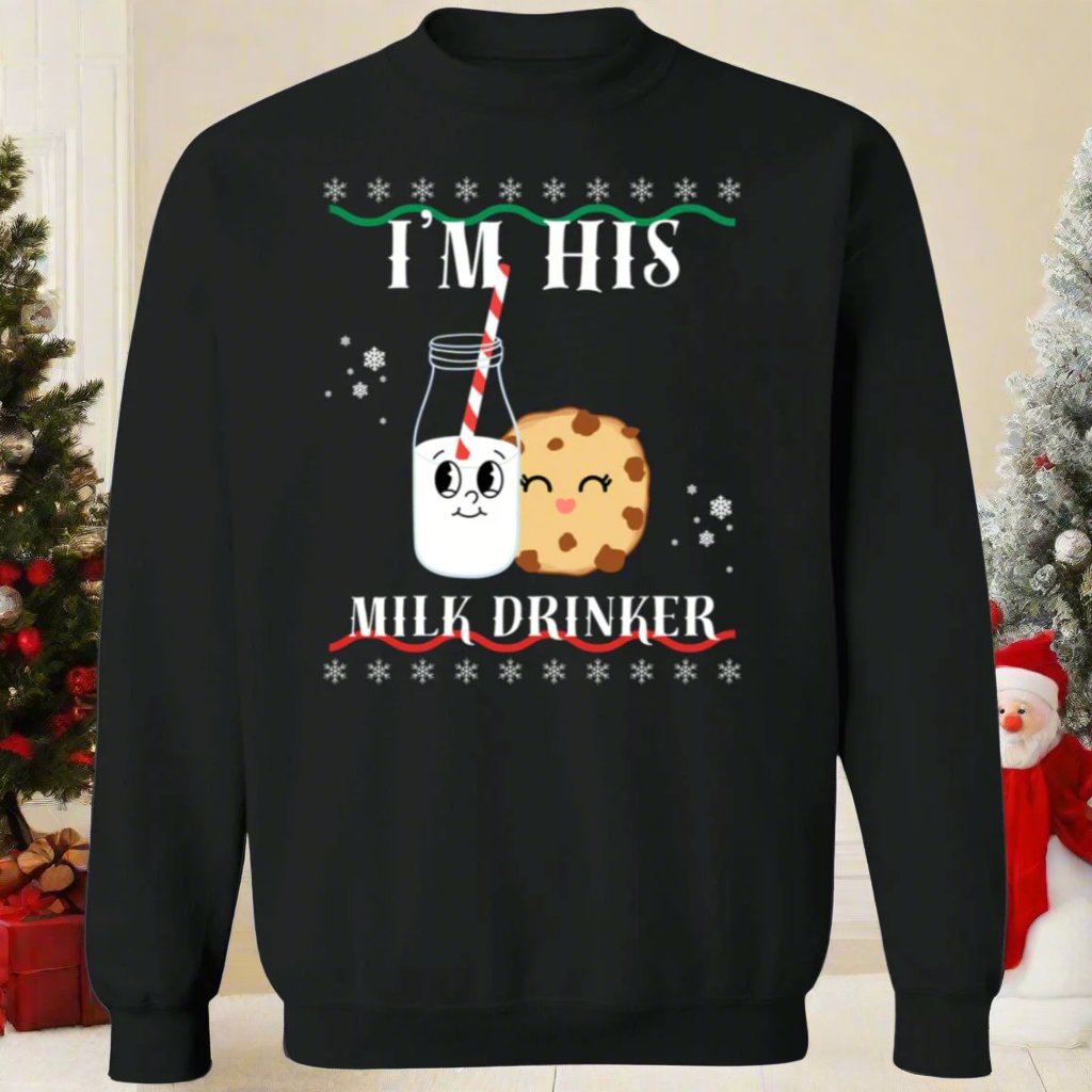 Matching Funny Couple Holiday Sweater Set His Hers