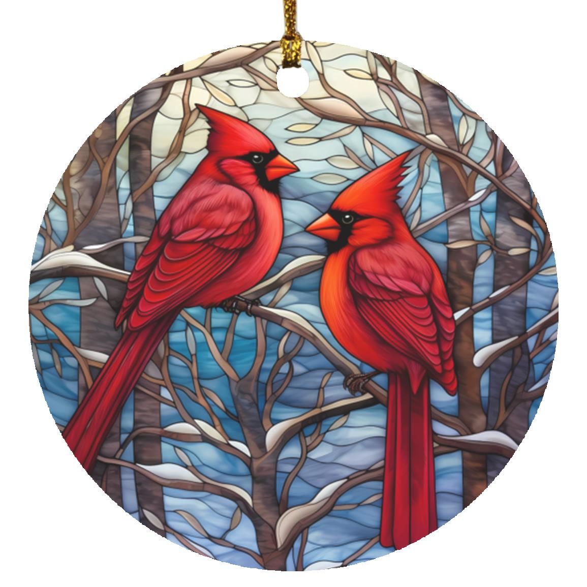 Red Bird Ornament- 3 Options