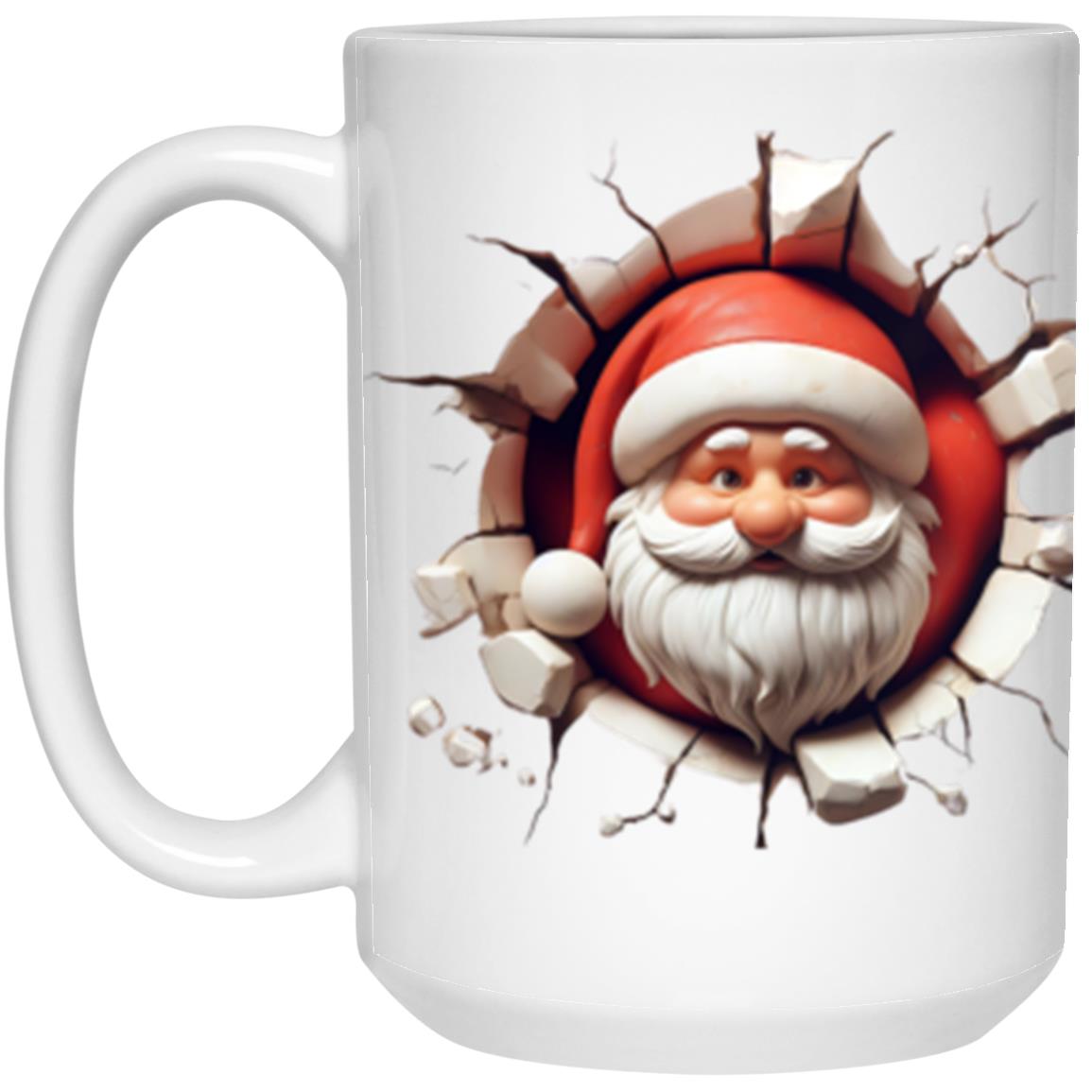 Santa Claus Christmas Holiday Breaking Out Mug