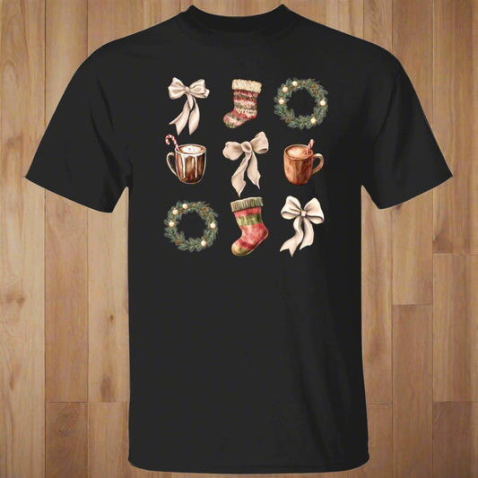 Holiday T-shirt Cottage-core Theme