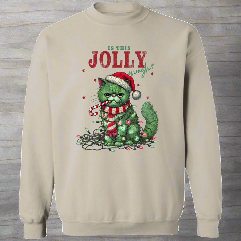 Jolly Cat Sweater Sweatshirt