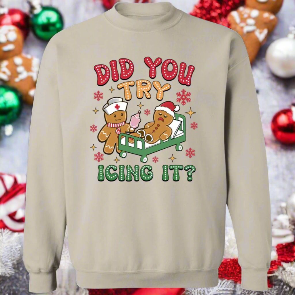 Gingerbread Man Pullover Sweatshirt