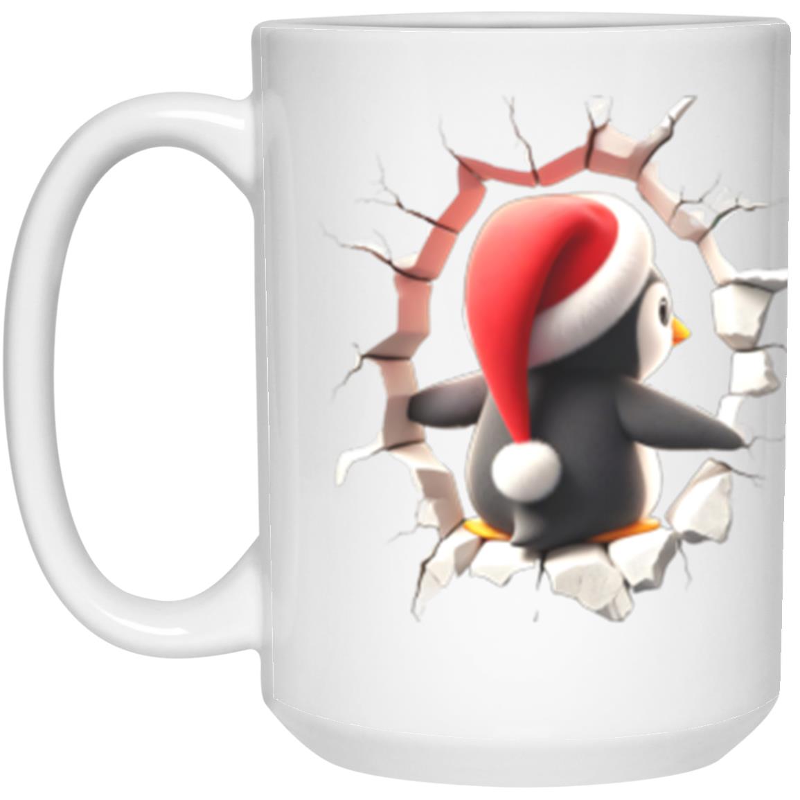 Penguin Christmas Holiday Breaking Out Mug