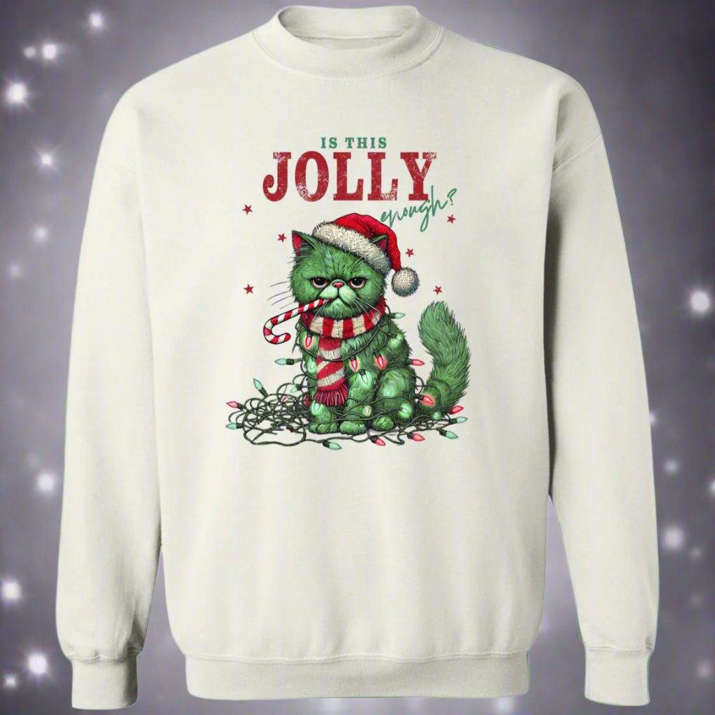 Jolly Cat Sweater Sweatshirt