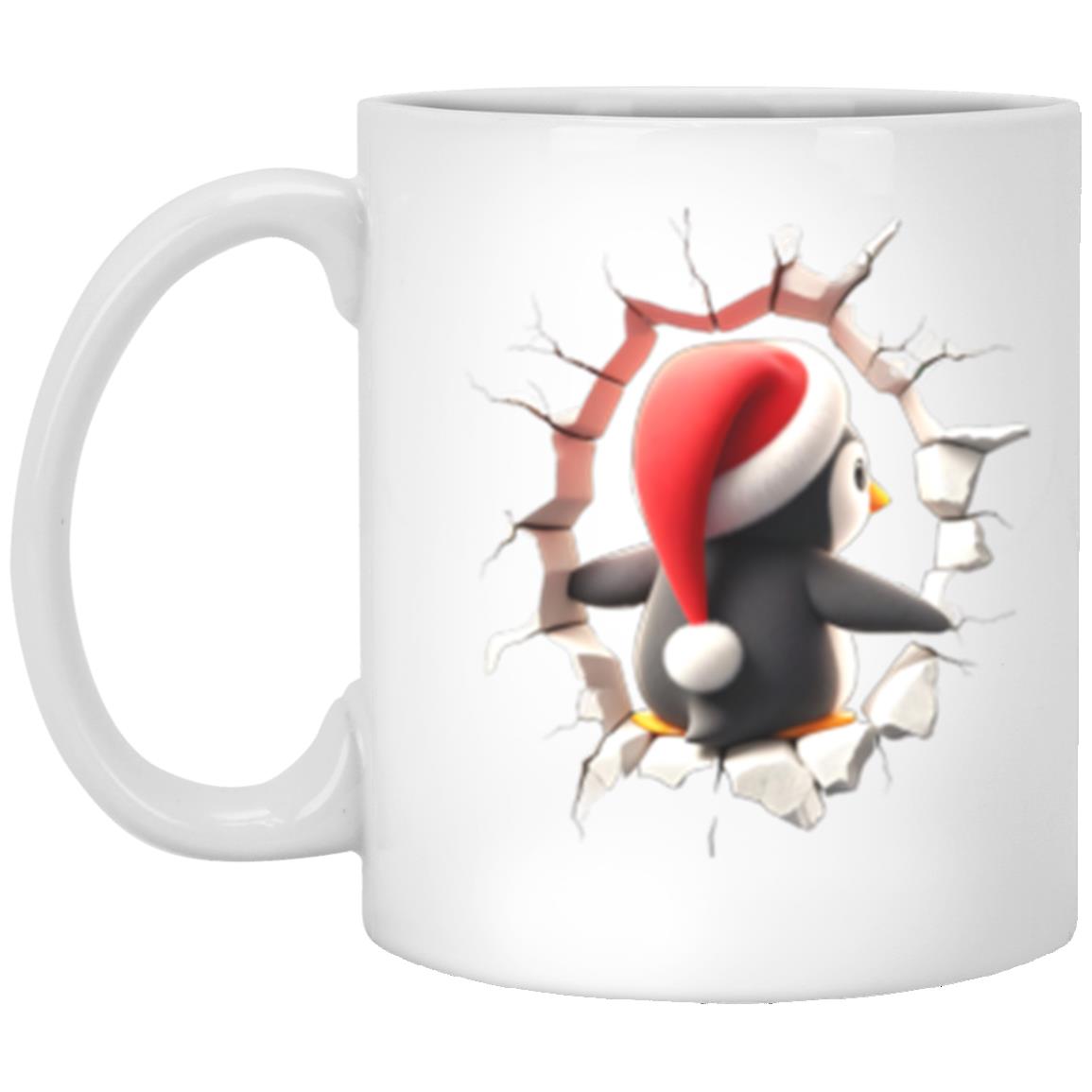 Penguin Christmas Holiday Breaking Out Mug