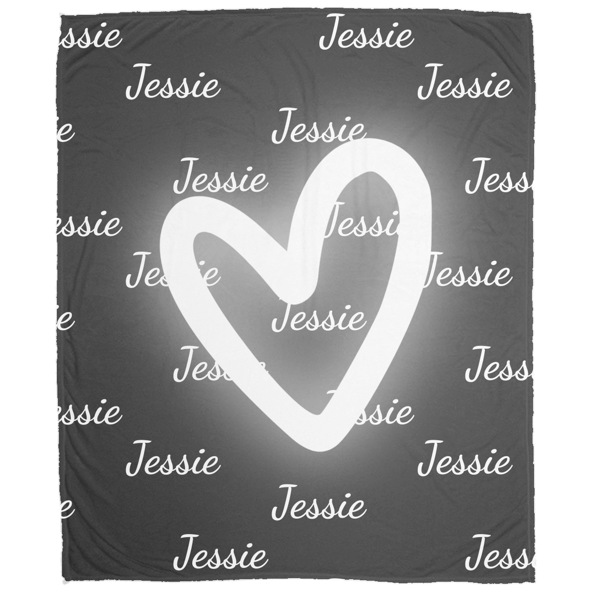 Soft fleece blanket personalized with a name, perfect for gifting or adding a cozy, custom touch to your home