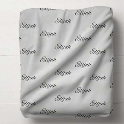 Personalized- Fleece Name Blanket