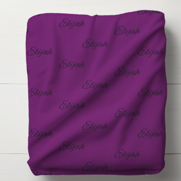 Personalized- Fleece Name Blanket