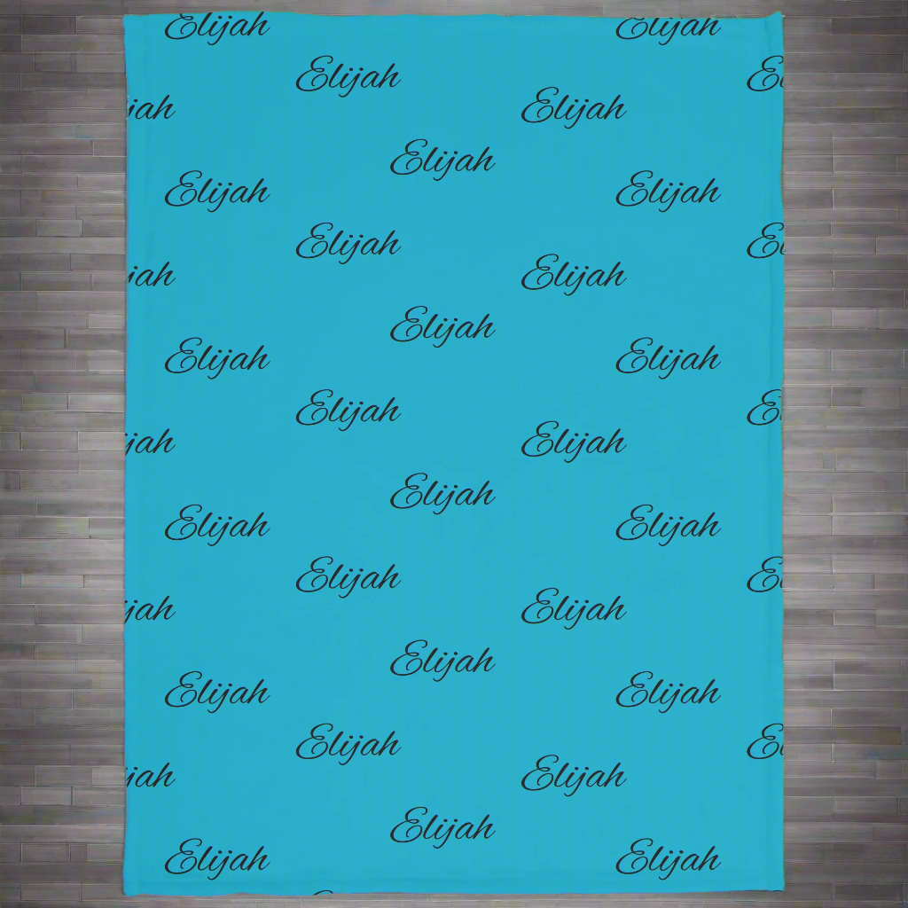 Personalized- Fleece Name Blanket