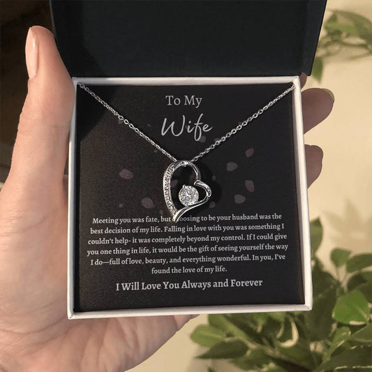 To My Wife Forever Love Necklace