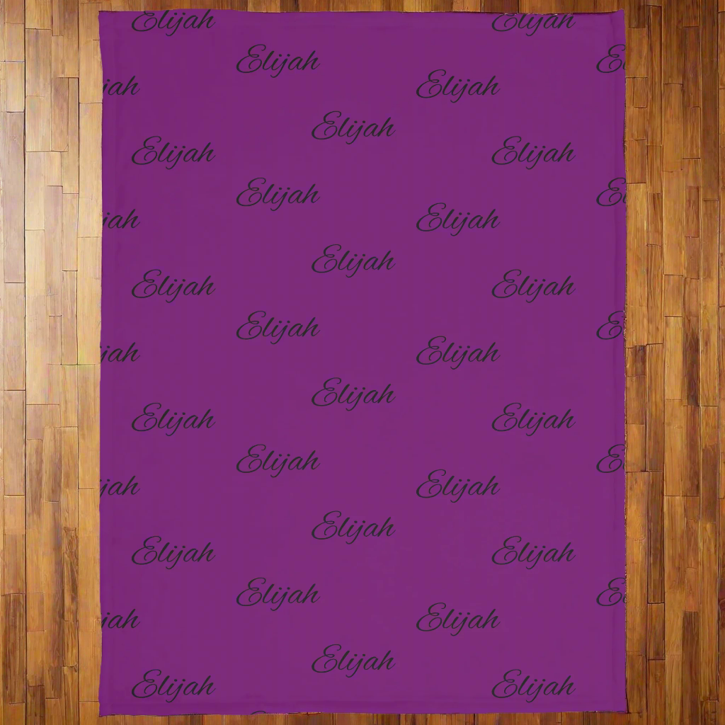 Personalized- Fleece Name Blanket