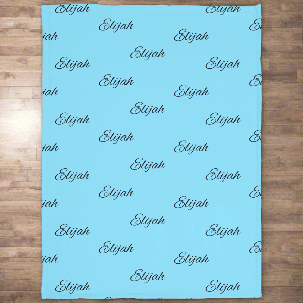 Personalized- Fleece Name Blanket