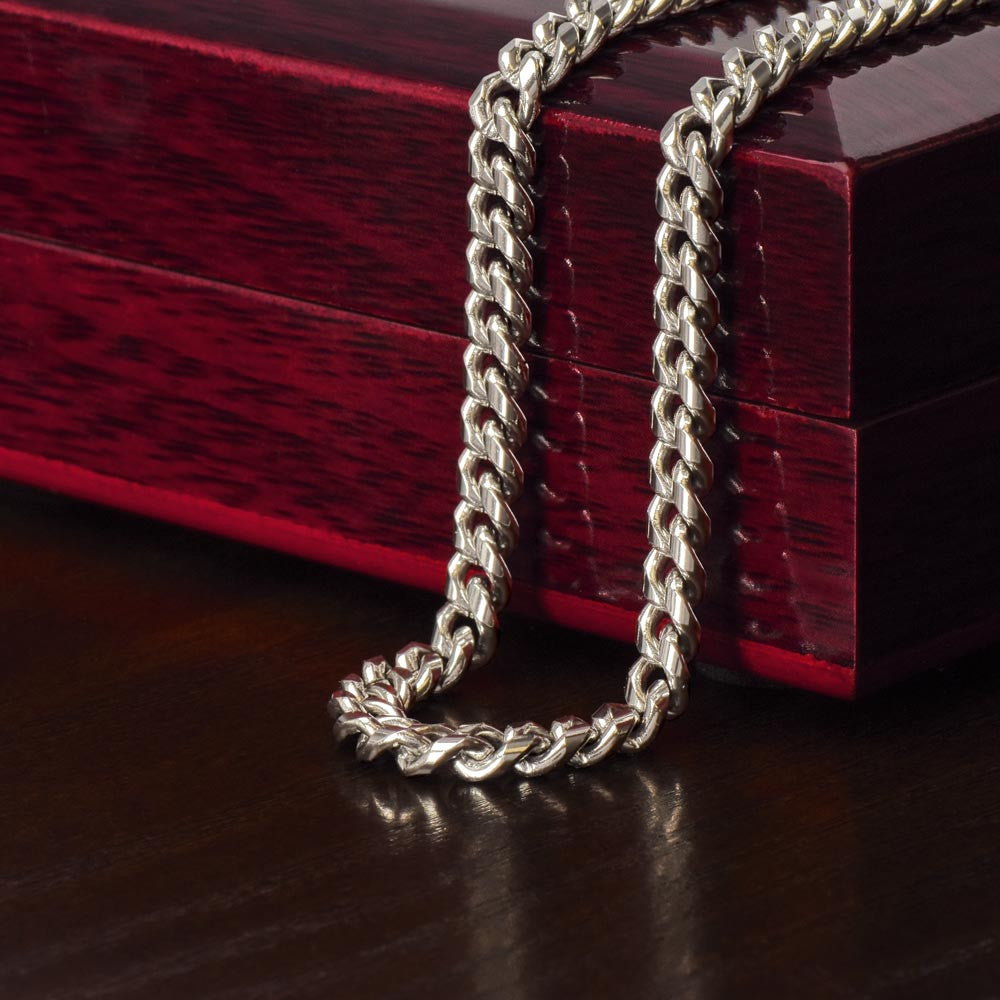 Personalized- Future Husband Cuban Link Chain w/ Lux Box