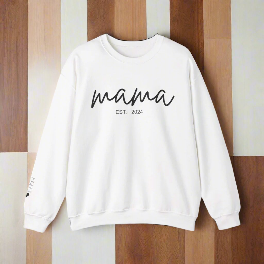 Personalized Mama Established Sweatshirt