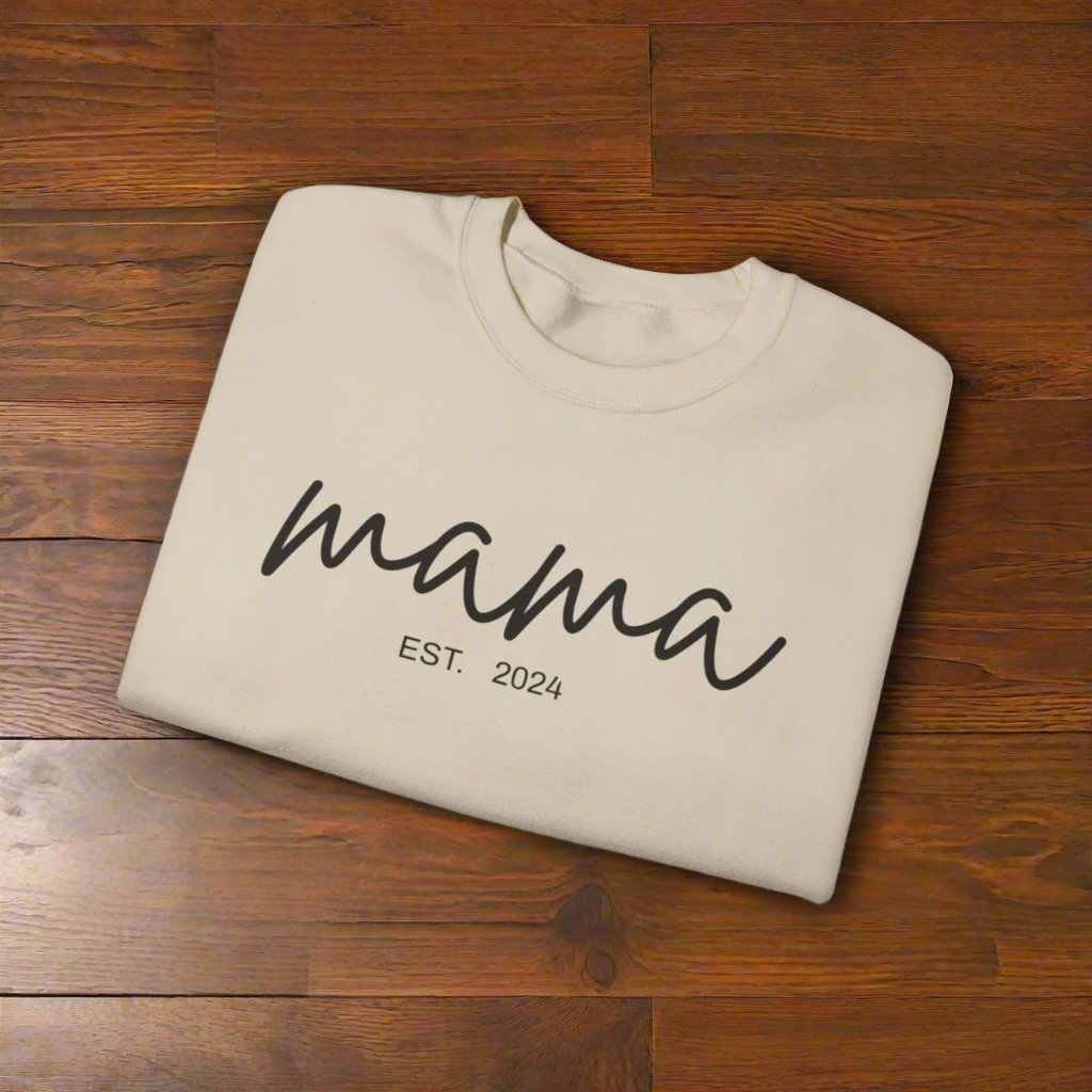 Personalized Mama Established Sweatshirt